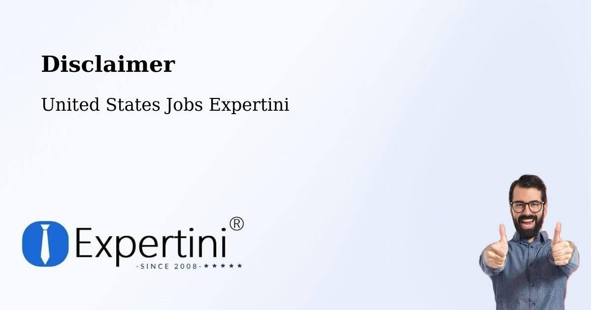 Disclaimer – Pflugerville - United States Jobs Expertini