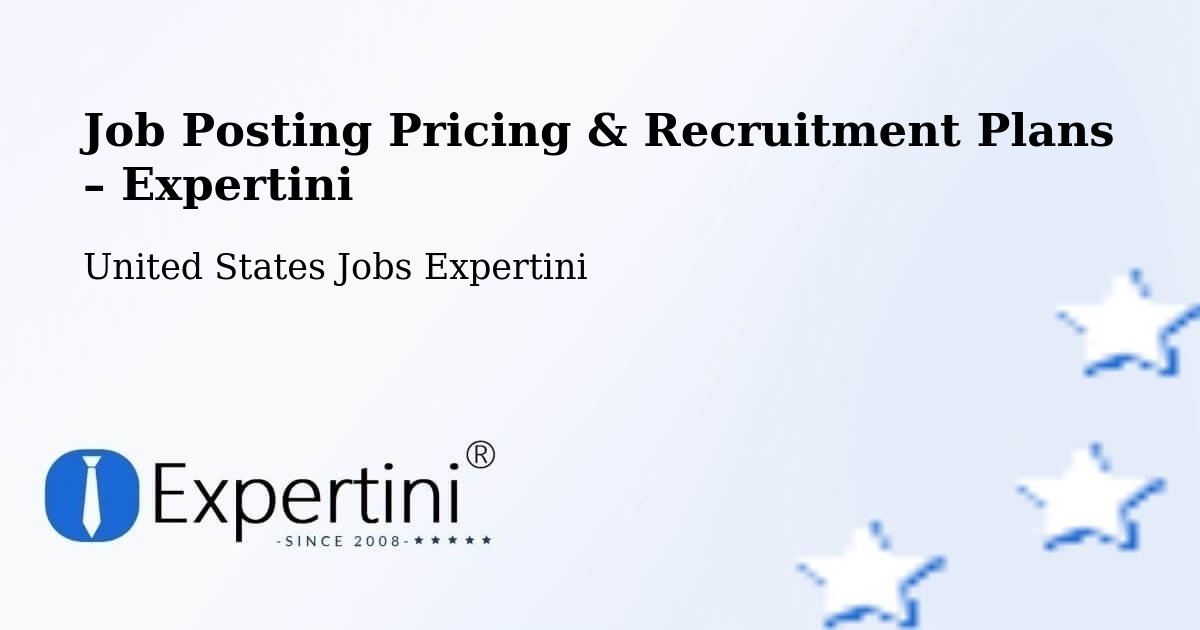Job Posting Pricing & Recruitment Plans – Pflugerville - Pflugerville, United States Jobs Expertini